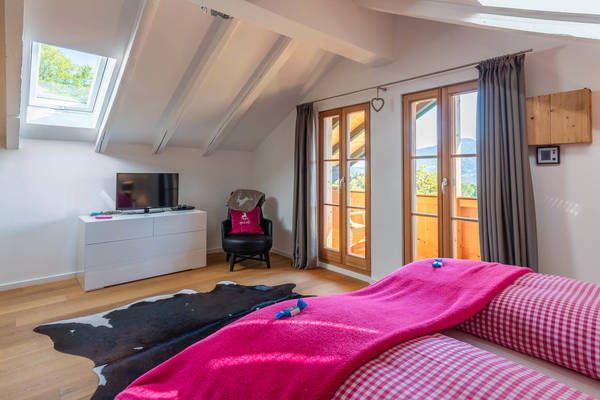 Ferienwohnung Hochsitz - Großes Schlafzimmer